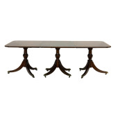 A REGENCY STYLE MAHOGANY PEDES