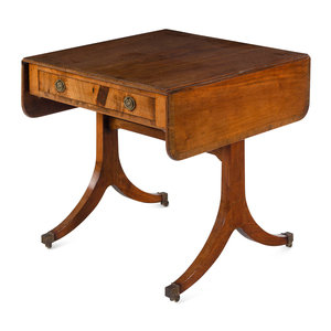 A Regency Style Mahogany Sofa Table