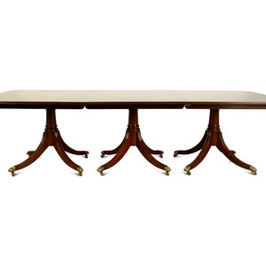 A Regency Style Mahogany Triple