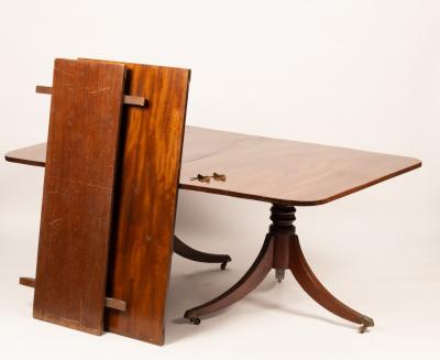A Regency style mahogany twin