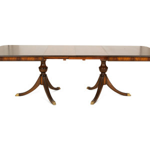 A Regency Style Mahogany Two