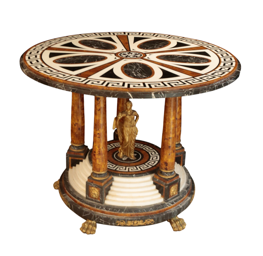 A REGENCY STYLE SPECIMEN MARBLE