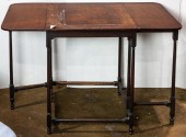 A REGENCY STYLE SPIDER GATELEG
