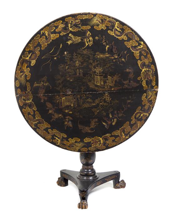 A Regency Style Tilt-Top Tea