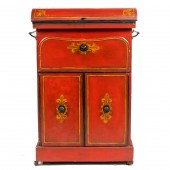 A REGENCY STYLE TOLE DECORATED