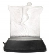 A Ren Lalique frosted glass st