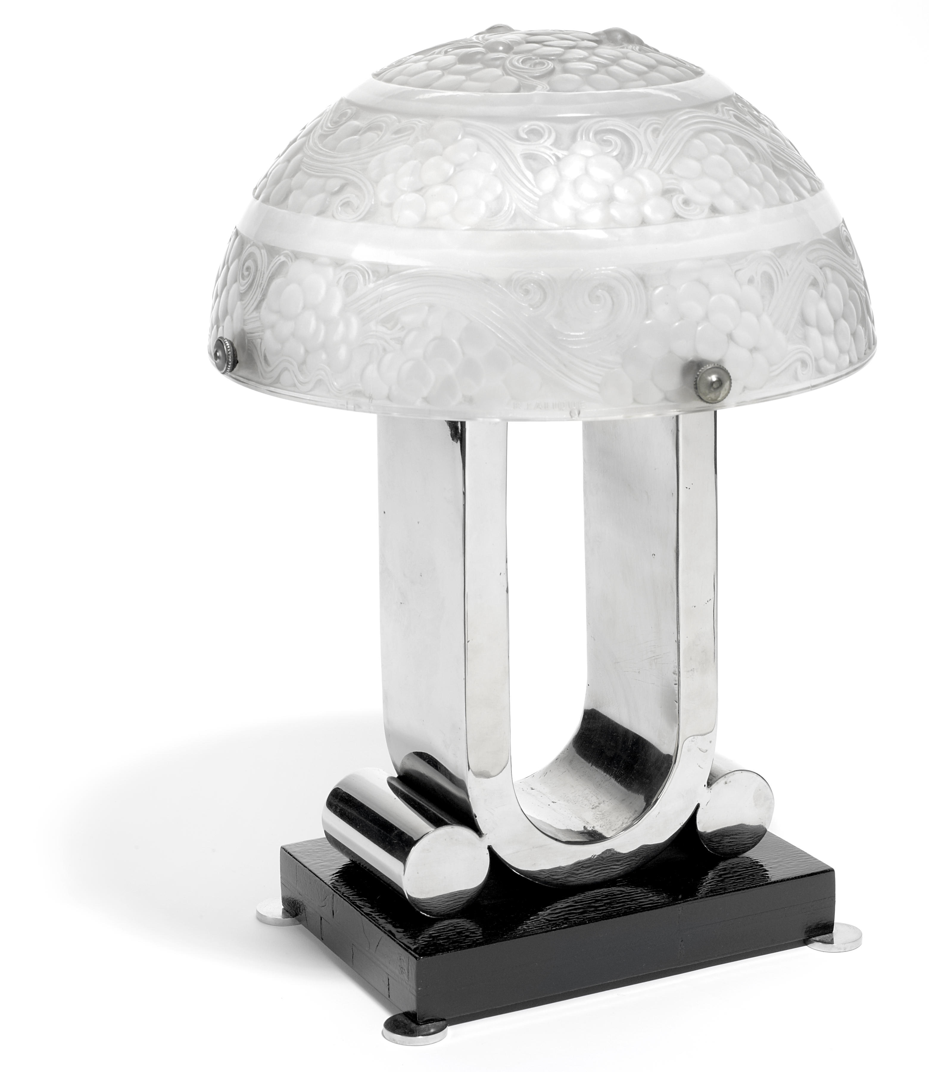 A Ren Lalique molded glass