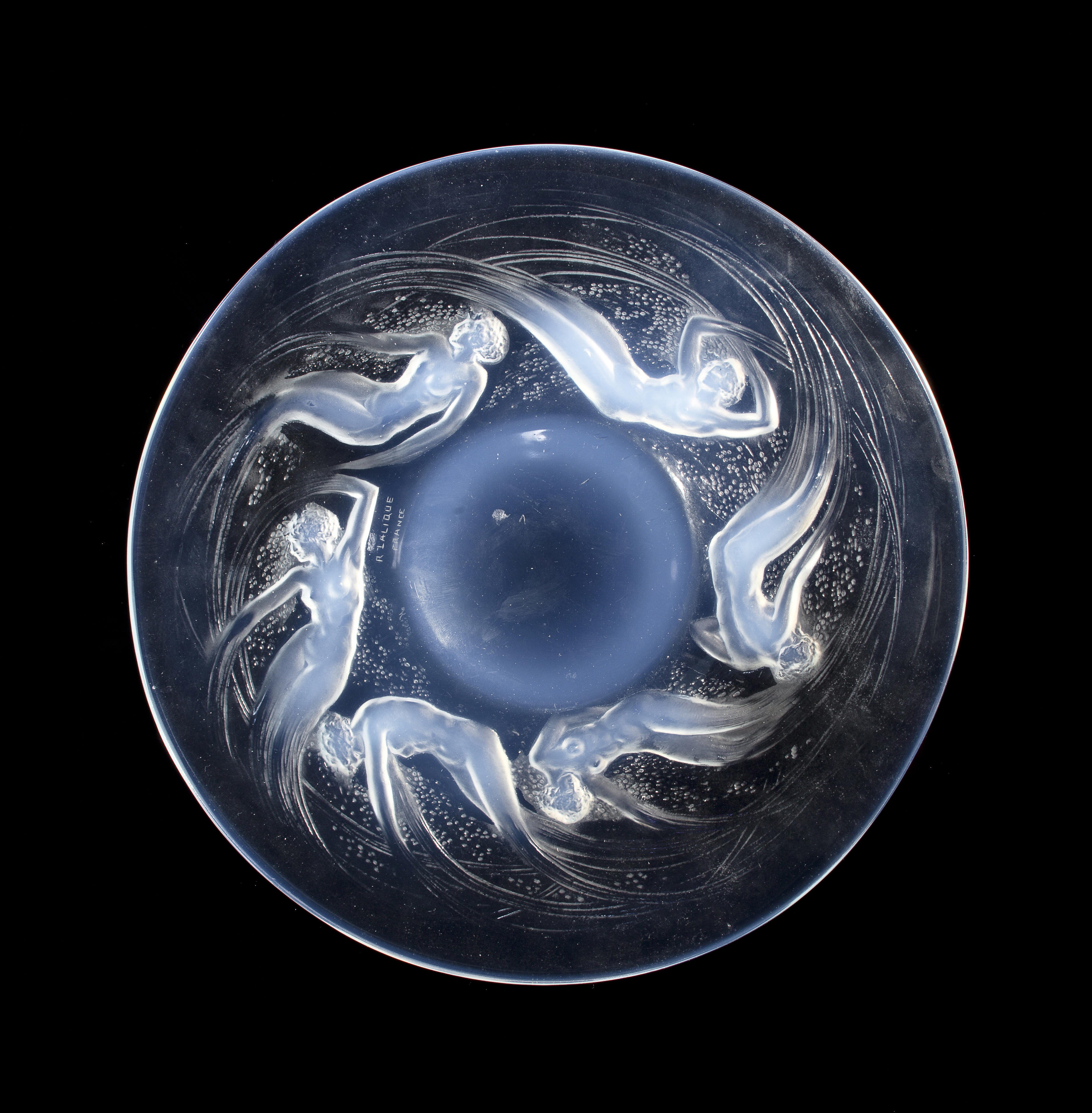 A Ren Lalique molded opalescent