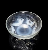 A Ren Lalique molded opalescen