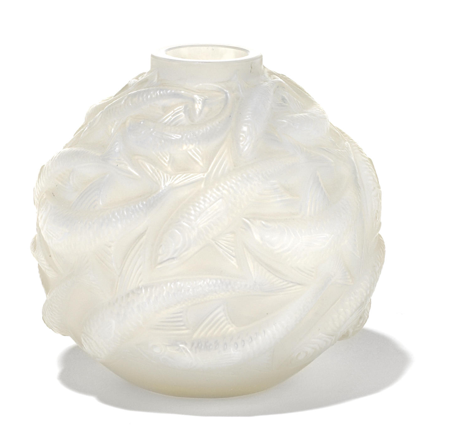 A Ren Lalique opalescent glass