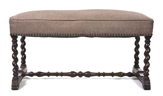 *A Renaissance Revival Bench having