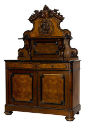 A RENAISSANCE REVIVAL BURL WAL