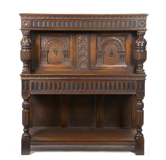 *A Renaissance Revival Carved Court