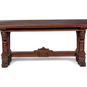 A Renaissance Revival Walnut