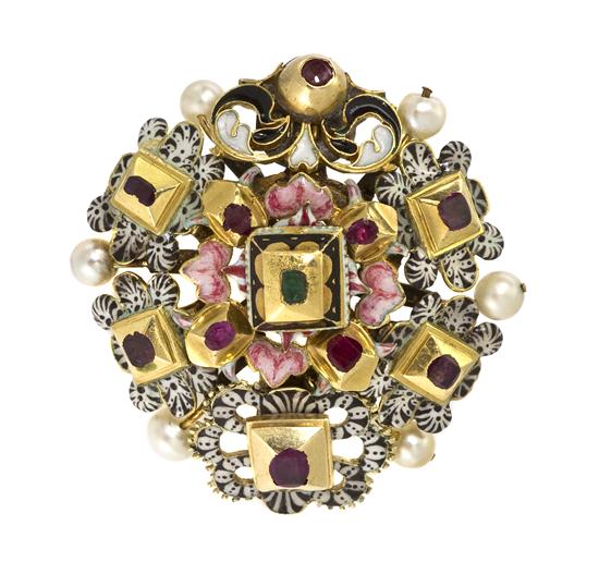 A Renaissance Revival Yellow Gold