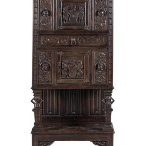 A Renaissance Style Carved Oak