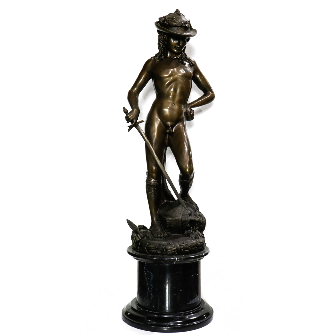 A RENAISSANCE STYLE PATINATED