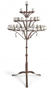 A RENAISSANCE STYLE WROUGHT IR