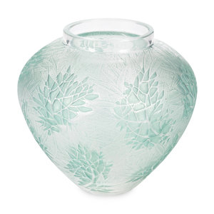 A René Lalique Estérel Vase Circa