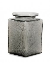 A RENE LALIQUE SMOKY TOPAZ GLA