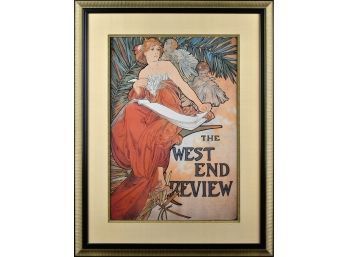 A reproduction Alphonse Mucha
