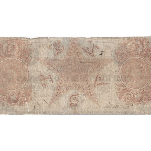 A REPUBLIC OF TEXAS 100 DOLLAR