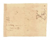 A REPUBLIC OF TEXAS HANDWRITTE