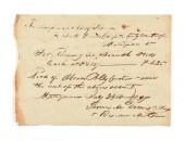 A REPUBLIC OF TEXAS HANDWRITTE