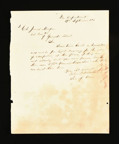A REPUBLIC OF TEXAS MANUSCRIPT,