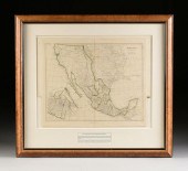 A REPUBLIC OF TEXAS MAP, "MEXI