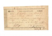A REPUBLIC OF TEXAS TREASURY W
