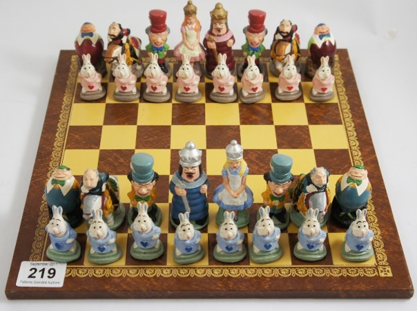 A resin Alice and Wonderland and