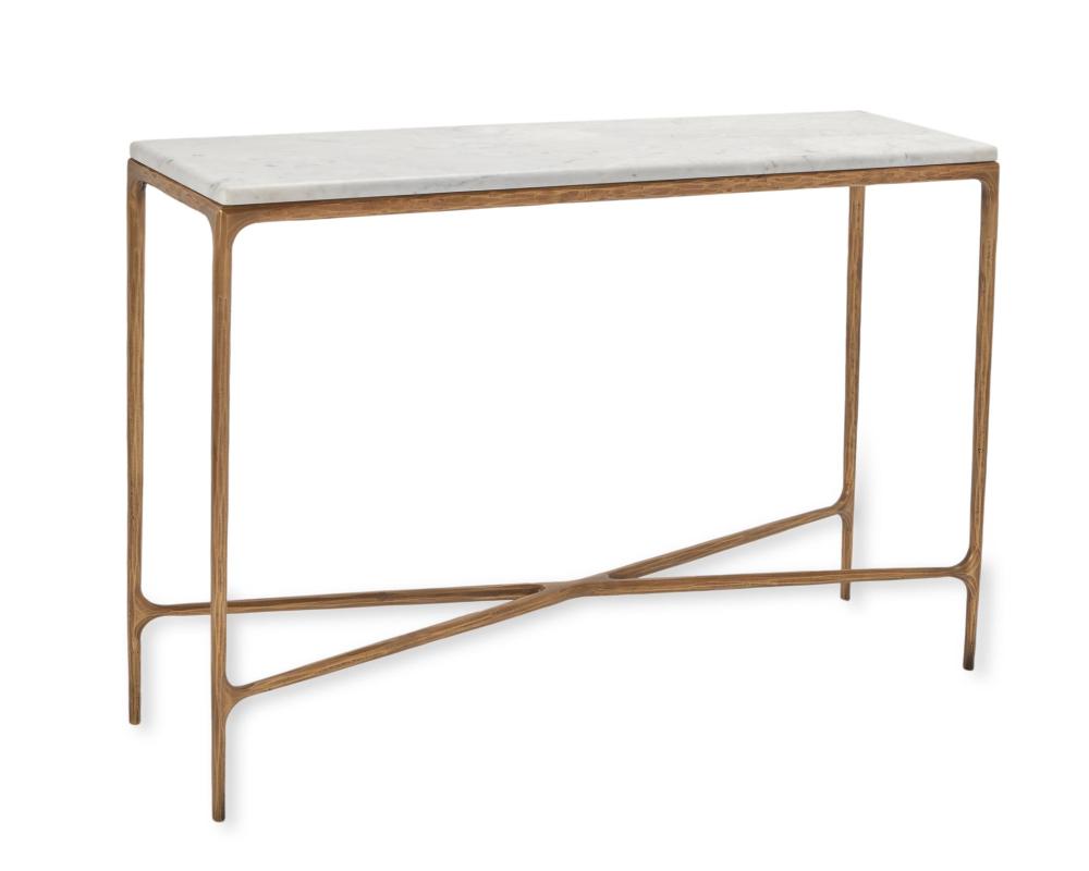 A RESTORATION HARDWARE MARBLE AND