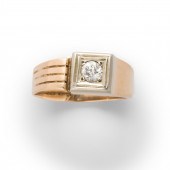 A RETRO DIAMOND AND FOURTEEN K