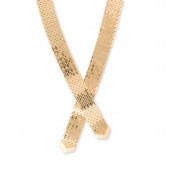 A RETRO FOURTEEN KARAT GOLD NE