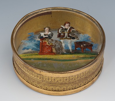 A Reverse Decorated Glass and