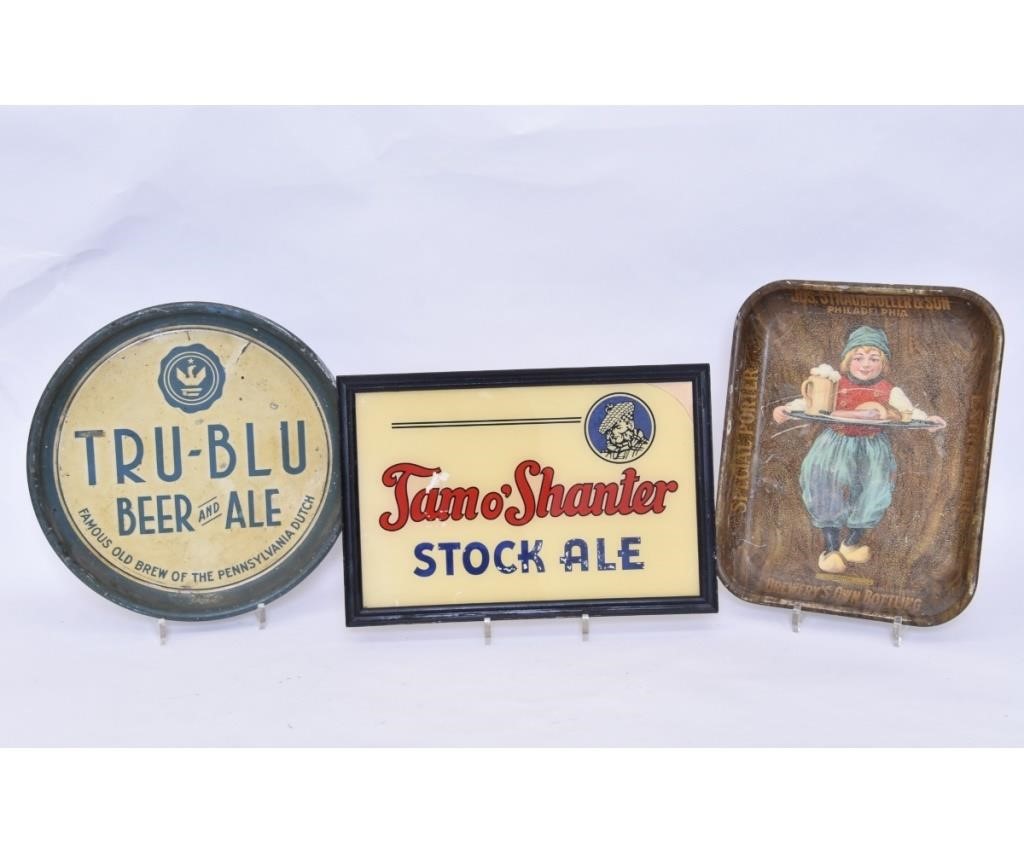 A reverse paint-on-glass Tam O'