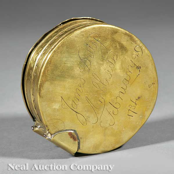 A Revolutionary War Era Brass