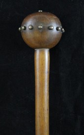 A rhinoceros horn knobkerrie Z