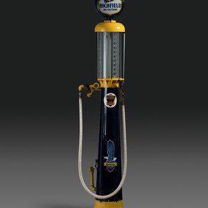 A Richfield Gravity Gasoline Pump