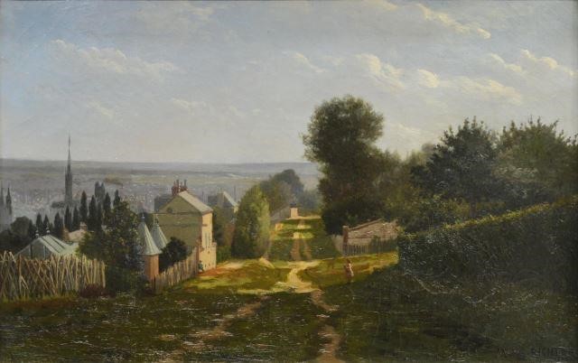 A. RICHTER OIL PAINTING GOING