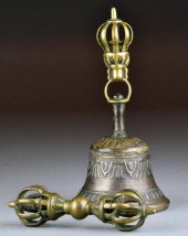 A Ritual Ghanta and Vajra SetT