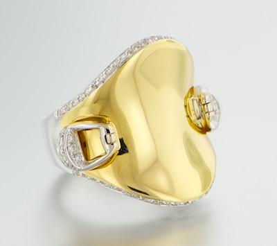 A Roberto Coin 18k Gold and Diamond