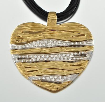 A Roberto Coin 18k Gold and Diamond
