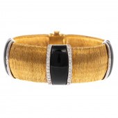 A ROBERTO COIN DIAMOND & ONYX