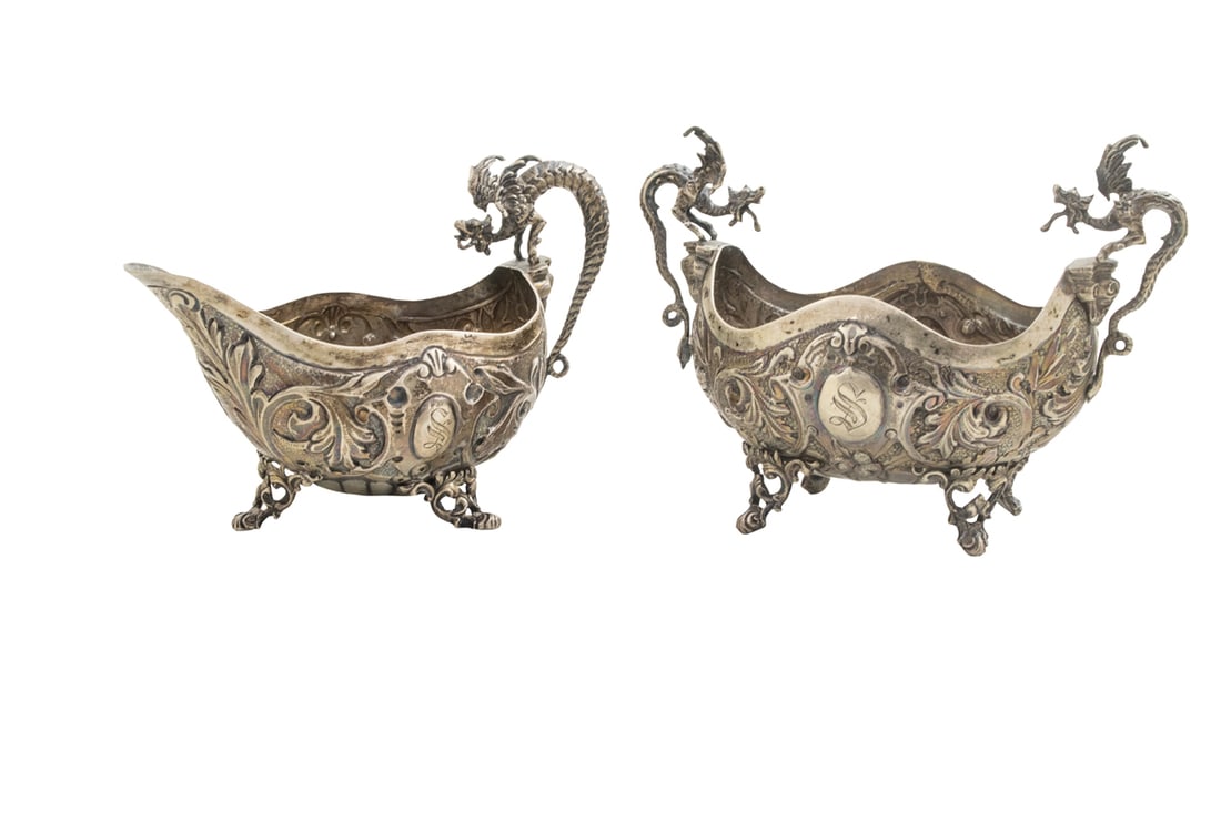 A ROCOCO REVIVAL .800 SILVER