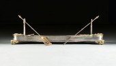 A ROCOCO REVIVAL GILT BRASS AN