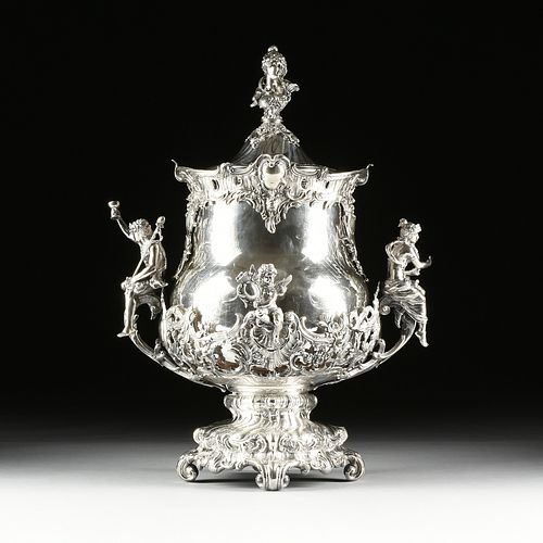 A ROCOCO REVIVAL STYLE SILVERPLATED
