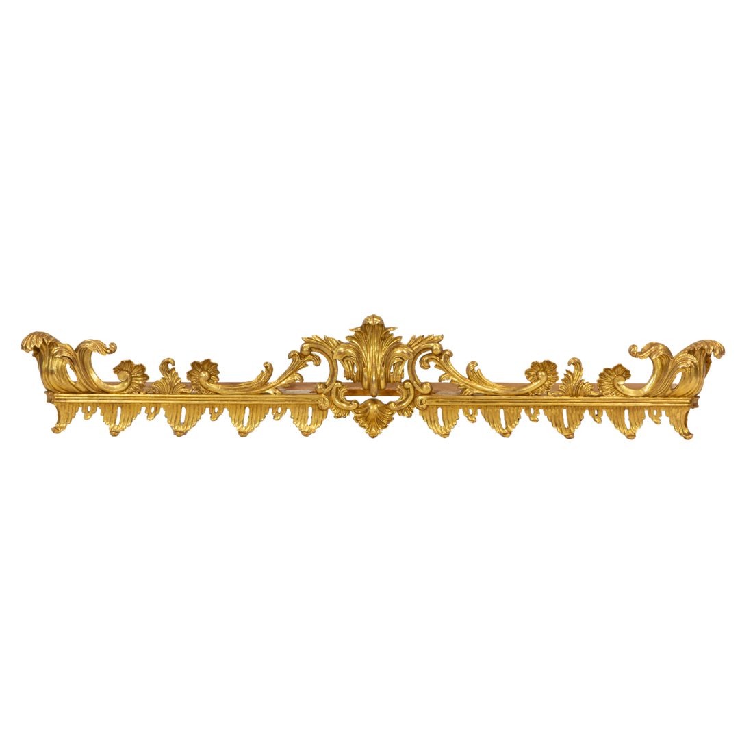 A ROCOCO STYLE CARVED GILTWOOD