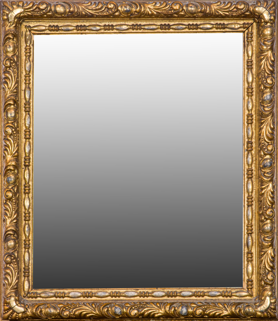 A ROCOCO STYLE GILTWOOD FRAMED